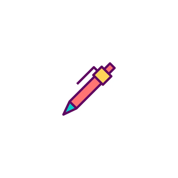 Pen icon design. Stationery icon vector design — Stock Vector