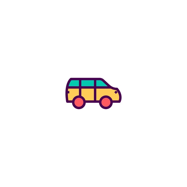 Diseño de icono de coche. Icono de transporte vector de diseño — Vector de stock