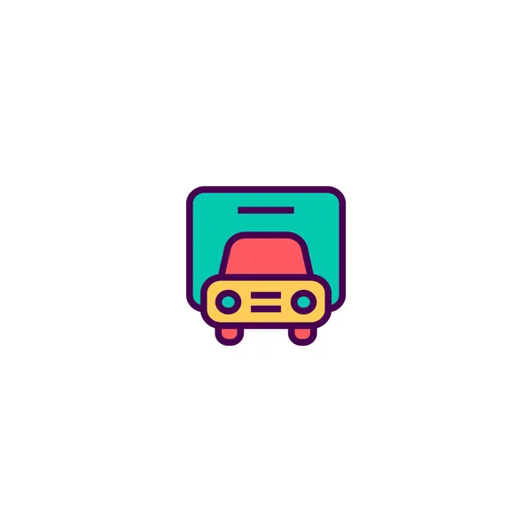 Diseño de icono de camión. Icono de transporte vector de diseño — Vector de stock