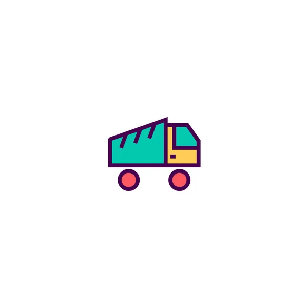 Vrachtwagen pictogram ontwerp. Vervoer pictogram vector design — Stockvector