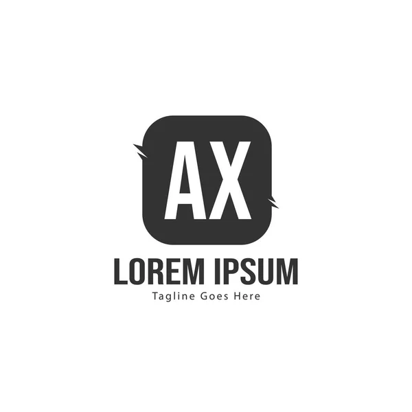 AX Letter Дизайн логотипу. Креативний сучасний AX Листи ілюстрація — стоковий вектор