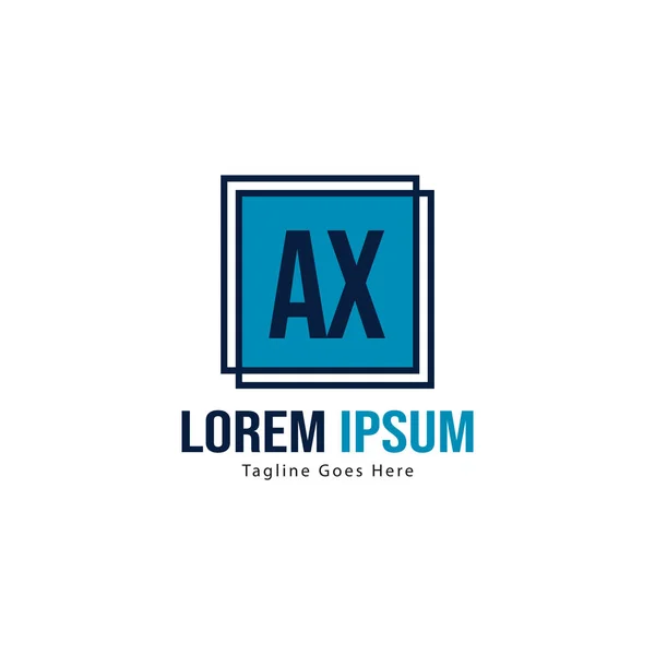 AX Letter Дизайн логотипу. Креативний сучасний AX Листи ілюстрація — стоковий вектор