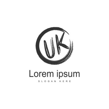 İngiltere Mektup Logo Tasarımı. Yaratıcı Modern İngiltere Harfler Simge İllüstrasyon