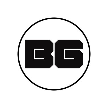 Basit BG Harf Logo Tasarımı