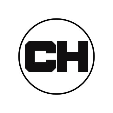 CH Harfi Logo Tasarımı Basit Biçimli