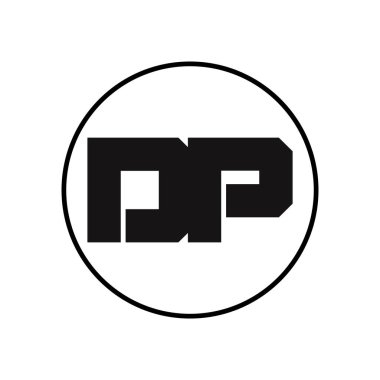 DP Harfi Logo Tasarımı Basit Biçimli
