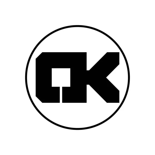 Логотип Дизайн Буквы Простым Стилем — стоковый вектор