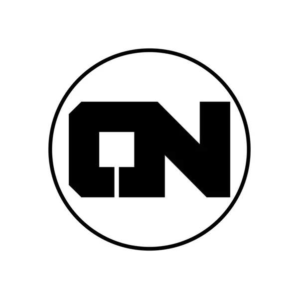Letter Logo Design Con Stile Semplice — Vettoriale Stock