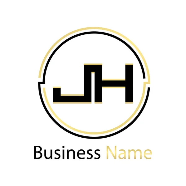 Business Letter Logo Design Simple Style — 스톡 벡터