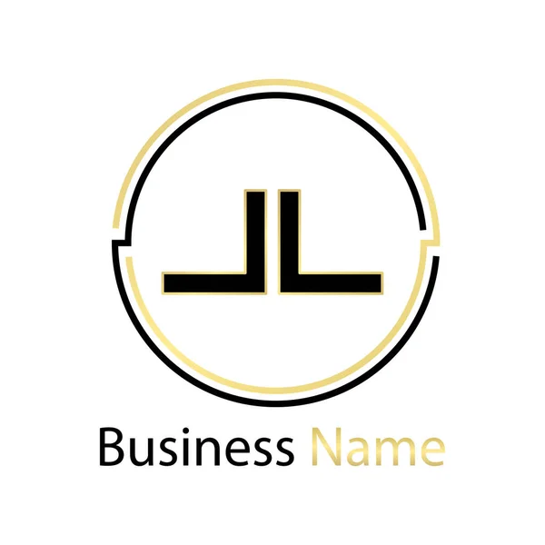 Logo Business Letter Logo Design Mit Einfachem Stil — Stockvektor