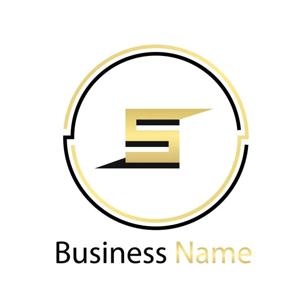 Logo Business Letter Logo Design Simple Style — 스톡 벡터