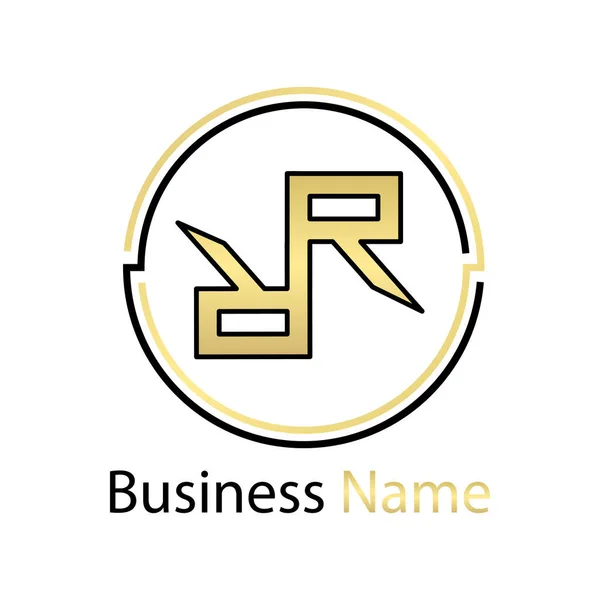 Logo Business Letter Logo Design Simple Style — 스톡 벡터