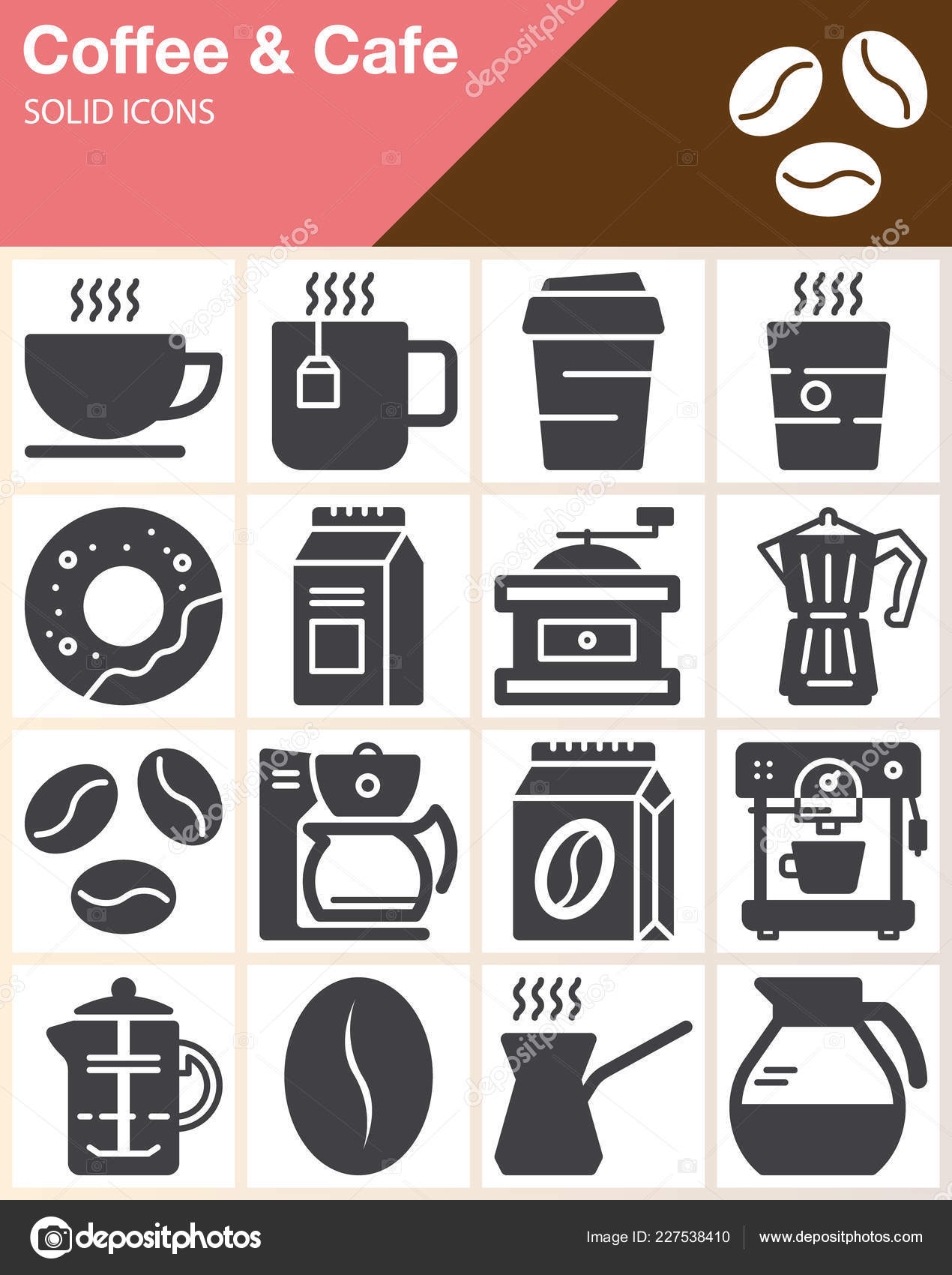 コーヒーとカフェのベクター アイコン セット モダンな固体シンボル コレクション いっぱいスタイル絵文字パック ロゴの図 カップ ドーナツ マグカップ ストックベクター C Avicons コーヒーとカフェのベクター アイコン セット モダンな固体シンボル コレクション いっぱいスタイル絵文字パック ロゴの図 カップ ドーナツ マグカップ ストックベクター C Avicons