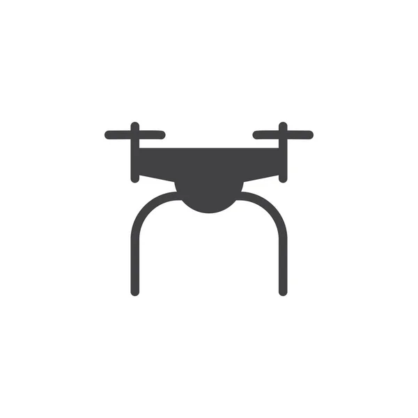 Drone icon vector, filled flat sign, solid pictogram isolated on white. Symbol, logo illustration