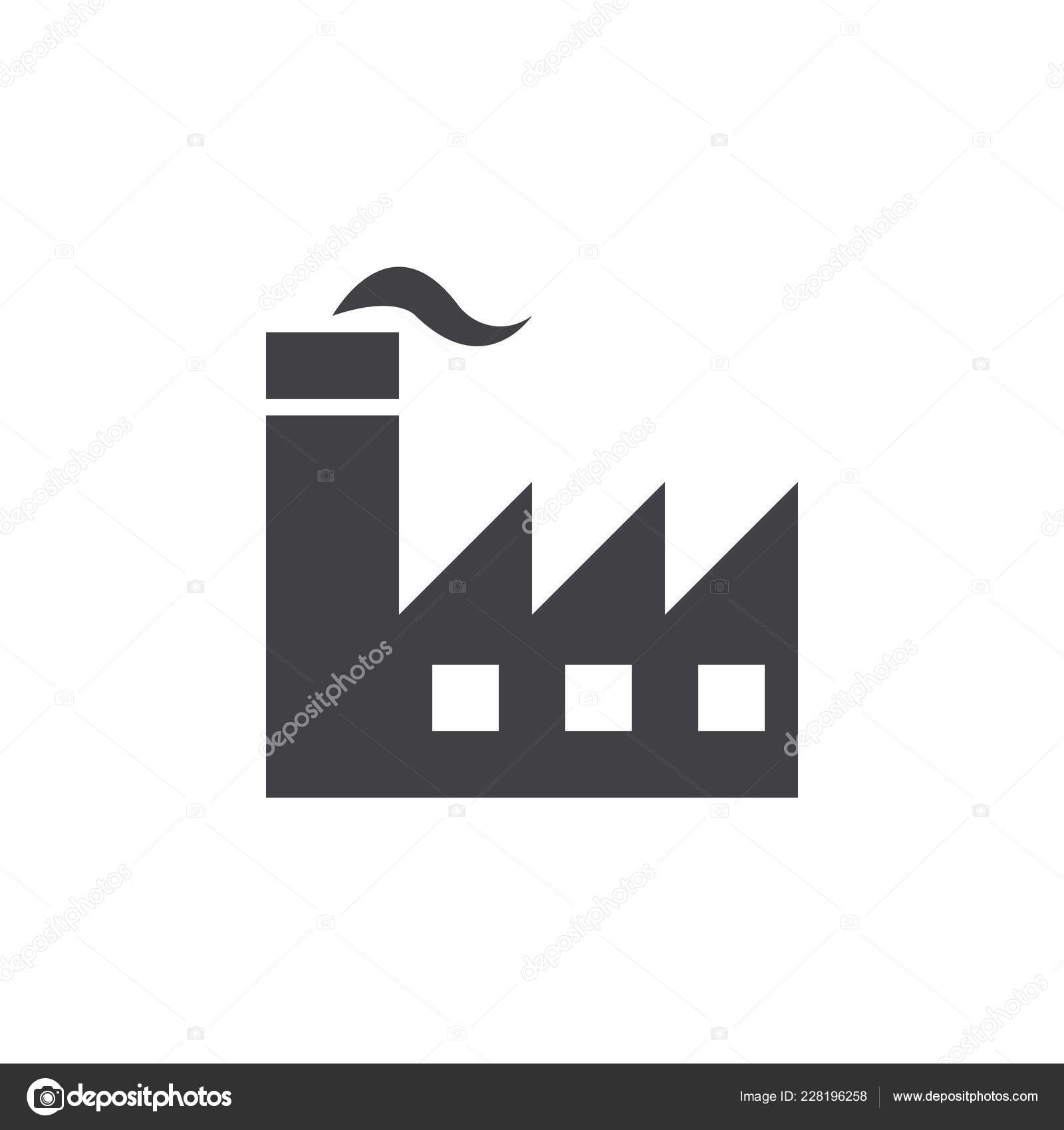 Factory Icon Vector Industry Solid Logo Illustration Pictogram Isolated  White Stock Vector by ©avicons 228196258, image size:1600x1700