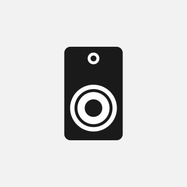 Beyaz arkaplanda hoparlör simgesi izole edildi 