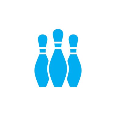 Beyaz arka plan üzerinde izole simge skittles Bovling 