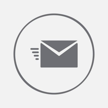Beyaz arka plan üzerinde izole sms zarf 