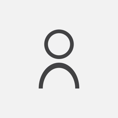 Beyaz arka plan üzerinde izole kişi simgesi 