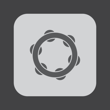 tef simge siyah arka plan üzerine 