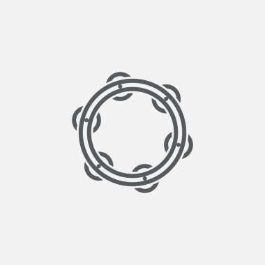 Beyaz arka plan üzerinde izole tef simgesi 