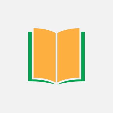 kitap sağlam simge, renk vektör çizim, üzerinde beyaz izole piktogram