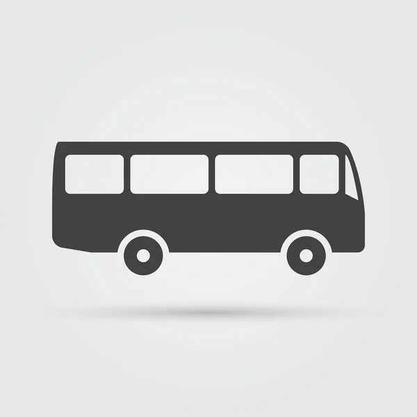 Bus Symbol Vektordarstellung Isoliert Auf Weißem Hintergrund — Stockvektor