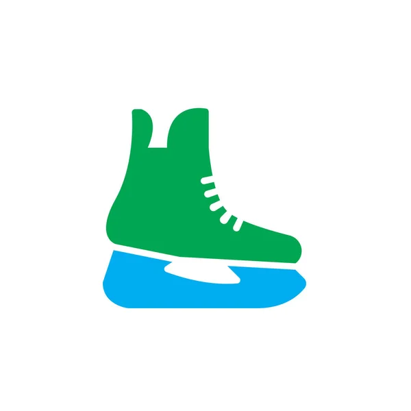 Patines Icono Aislado Sobre Fondo Blanco — Archivo Imágenes Vectoriales