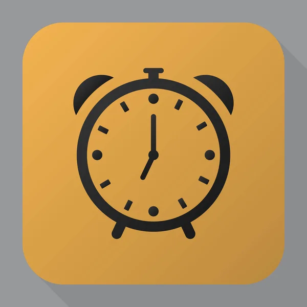 Icono Del Reloj Despertador Ilustración Vectorial — Vector de stock