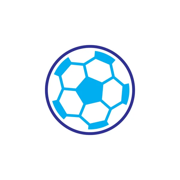 Fußball Ikone Isoliert Auf Weißem Hintergrund — Stockvektor