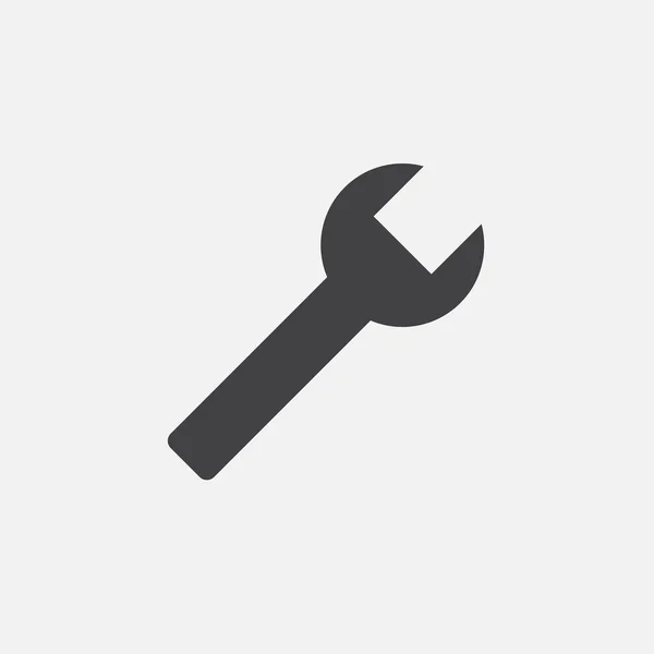 Klíč Ikona Izolované Bílém Pozadí — Stockový vektor