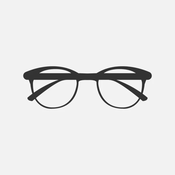 Glasses Icon Vector Isolated White Background — Stock Vector