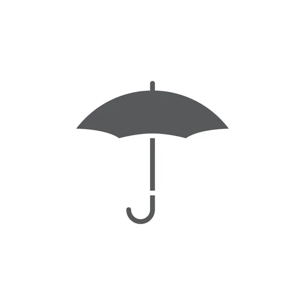 Regenschirm Symbol Isoliert Auf Weißem Hintergrund — Stockvektor