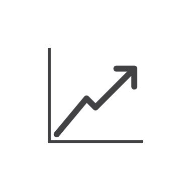 Çizgi grafik simge vektör, katı logo illüstrasyon, üzerinde beyaz izole piktogram