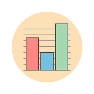grafik ince çizgi simgesini, grafik Anahat vektör logo illüstrasyon, üzerinde beyaz izole doğrusal renkli sembol dolu.