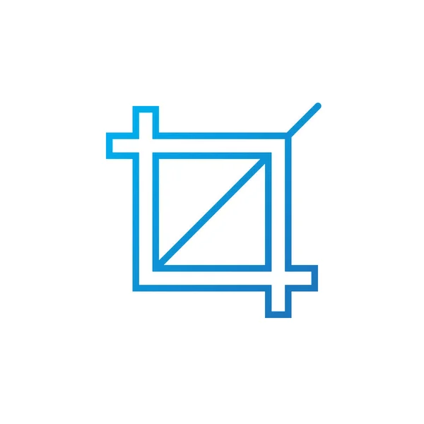 Icono Línea Símbolo Recorte Ilustración Logotipo Vector Contorno Pictograma Lineal — Archivo Imágenes Vectoriales