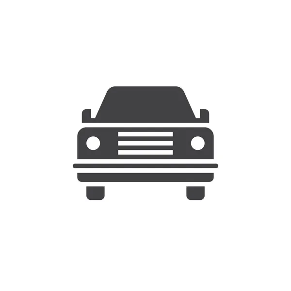 Icône Voiture Vecteur Logo Solide Automobile Pictogramme Isolé Sur Blanc — Image vectorielle