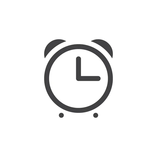 Εικονίδιο Ξυπνητήρι Γραμμή Εικονογράφηση Λογότυπο Φορέα Διάρθρωσης Γραμμική Εικονόγραμμα Που — Διανυσματικό Αρχείο