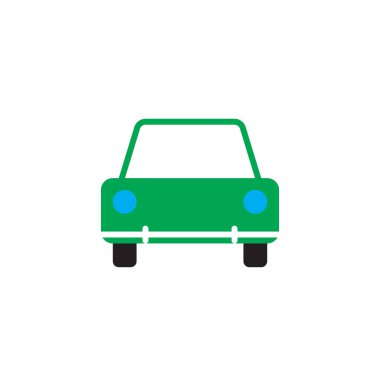 Araba simge vektör, araç sağlam logo illüstrasyon, renkli sembol üzerinde beyaz izole