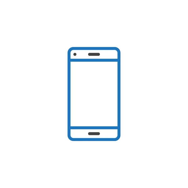 Smartphone Linje Ikonen Disposition Vektor Logotypen Illustration Linjär Piktogram Isolerad — Stock vektor