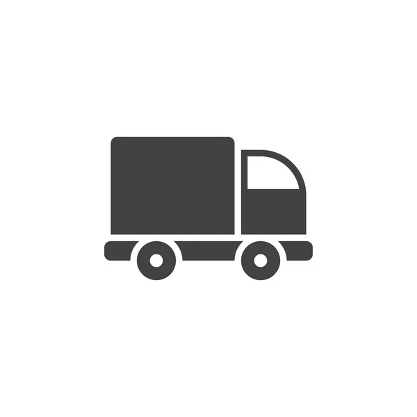 Lorry Icon Vector Truck Solid Logo Illustration Pictogram Isolated White — Stock Vector