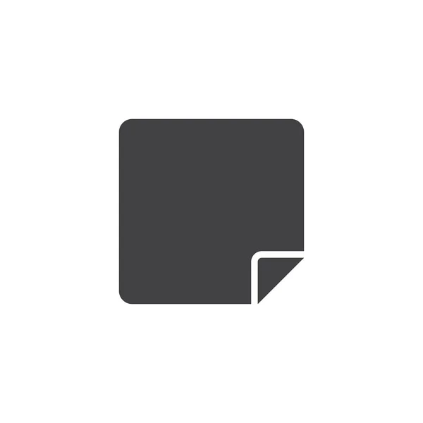 Fästis Ikonen Vektor Solid Logo Illustration Piktogram Isolerad Vit — Stock vektor