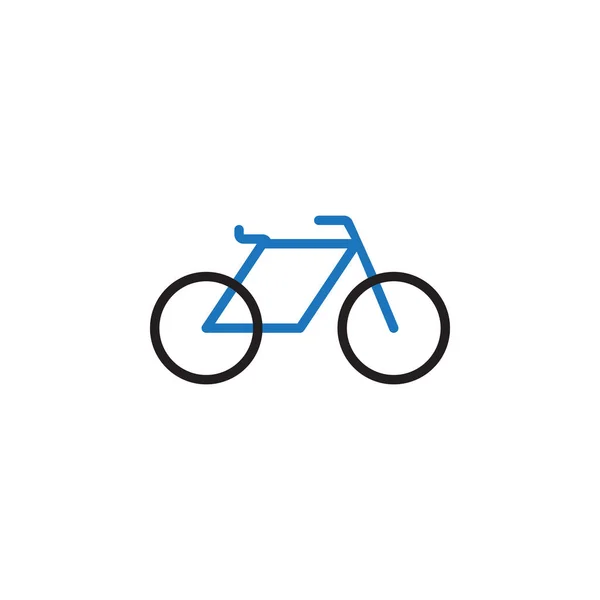 Fahrrad Linie Symbol Fahrrad Umriss Vektor Logo Illustration Lineares Piktogramm — Stockvektor