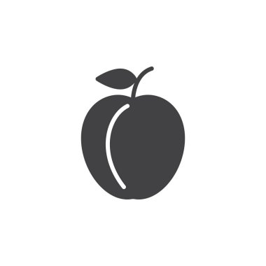 Erik simge vektör, düz işareti, beyaz, logo illüstrasyon izole katı piktogram dolu