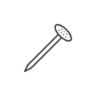 Satırı simgesi tırnak, vektör işareti, anahat doğrusal piktogram beyaz izole. Sembol, logo illüstrasyon