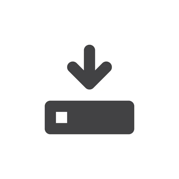 Télécharger Vecteur Icônes Panneau Plat Rempli Pictogramme Simple Solide Isolé — Image vectorielle