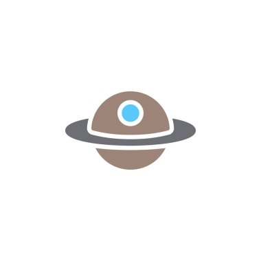 Tanımlanamayan uçan nesne veya Ufo simge vektör, düz işareti, üzerinde beyaz izole katı renkli sembol dolu. Uzaylı uzay gemisi sembolü, logo illüstrasyon. Piksel mükemmel