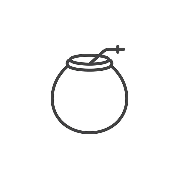 チームメイトの飲料ライン アイコン ベクトル記号の概要線形スタイル ピクトグラム白で隔離 シンボル ロゴの図 編集可能なストローク ピクセル完璧 — ストックベクタ