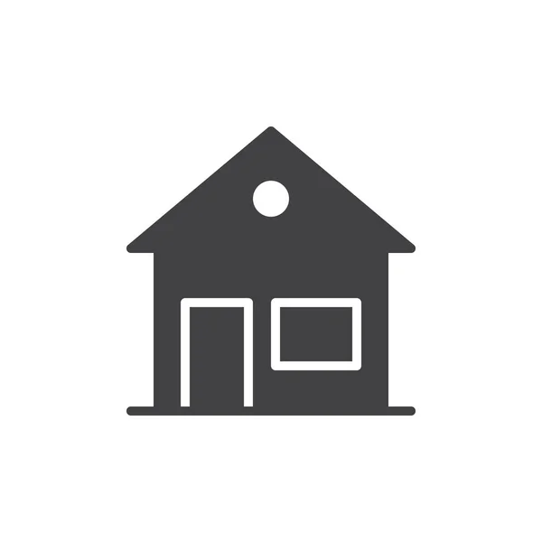 Домашній Іконка Будинку Вектор Заповнений Плоский Знак Тверда Піктограма Ізольована — стоковий вектор