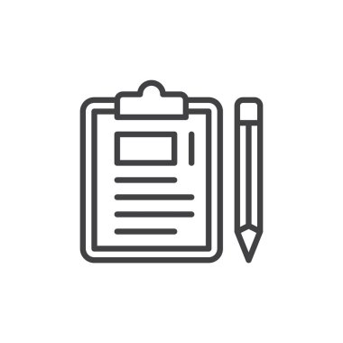 Pano ve satır kutsal kişilerin resmi, vektör işareti, anahat kalem üzerinde beyaz izole doğrusal stil piktogram. Sembol, logo illüstrasyon. Düzenlenebilir inme. Piksel mükemmel grafikler